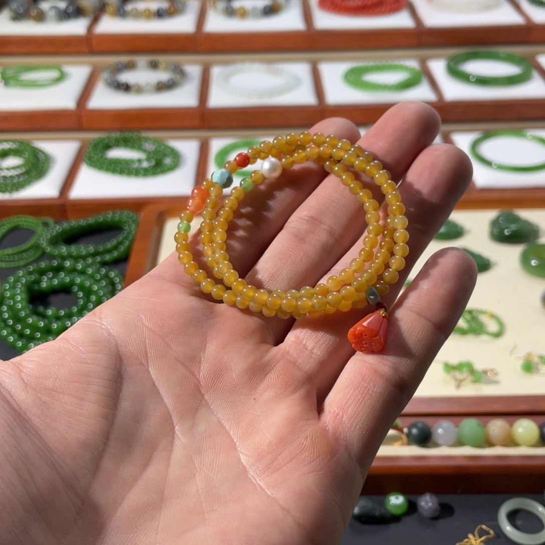 和田玉手链未镶嵌