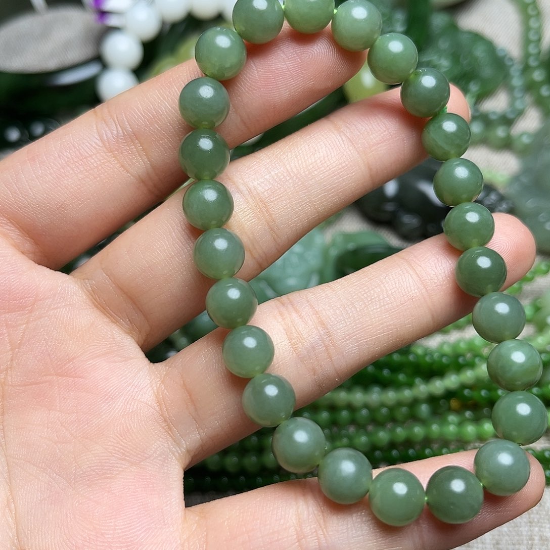 未镶嵌手串和田玉（碧玉）
