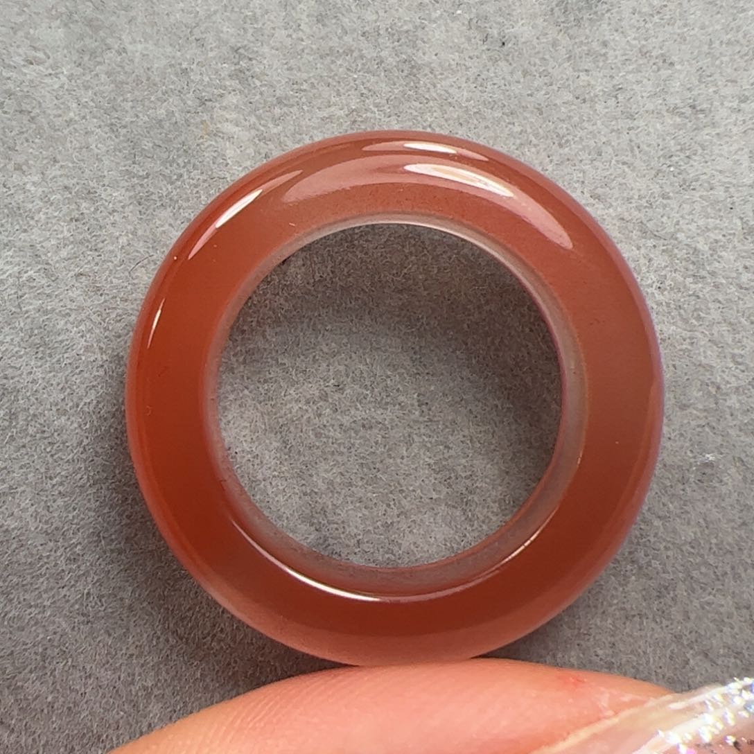 南红玛瑙戒圈未镶嵌