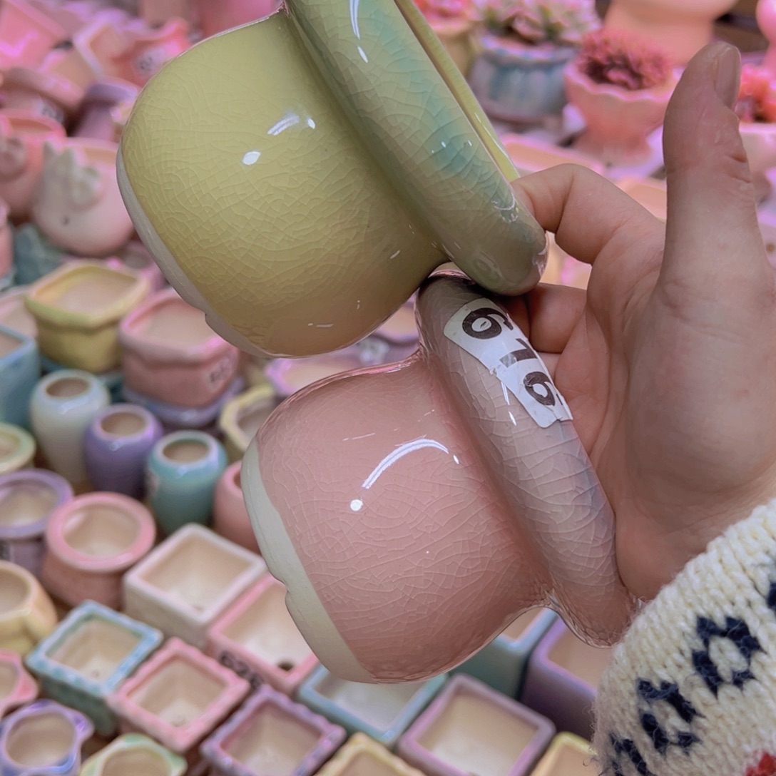 陶瓷花盆当场凑满12包邮