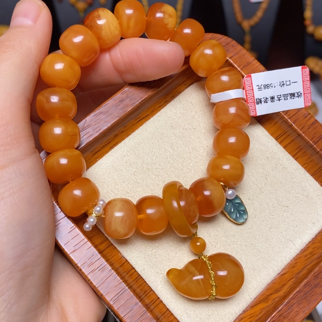 【闪购商品】未镶嵌蜜蜡手链手串