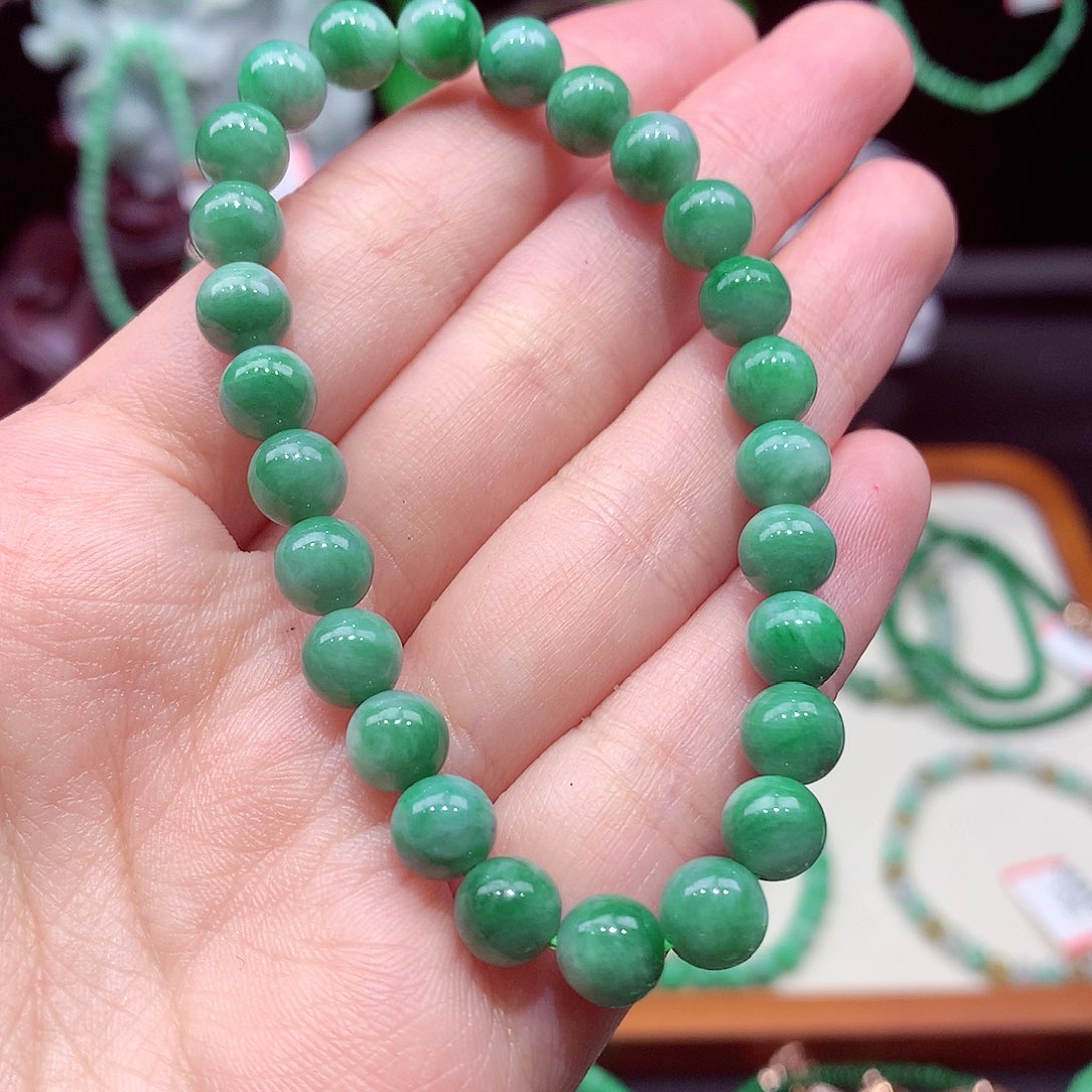 未镶嵌手链翡翠翡翠