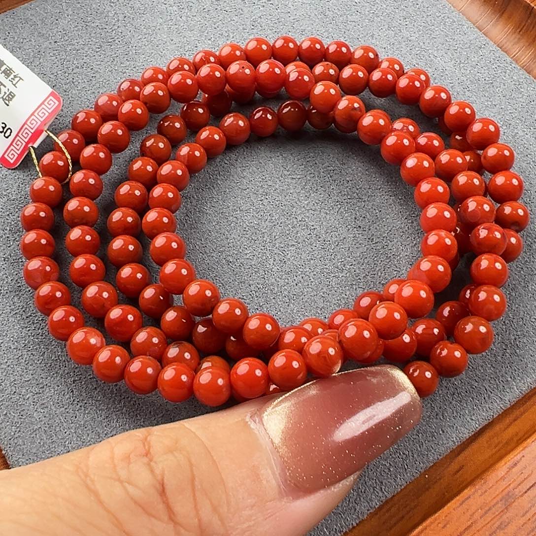 南红玛瑙多圈未镶嵌