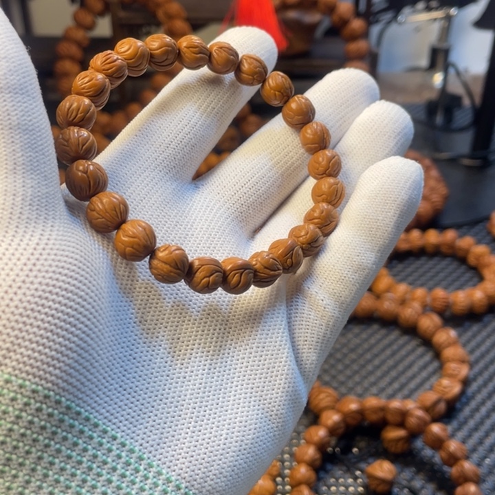 桃木秦岭野生龙纹桃核