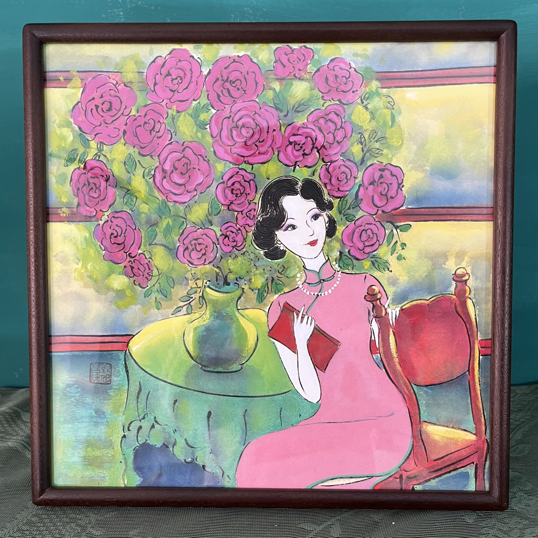 30.仕女主题 25*25cm 仅一幅