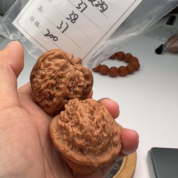 文玩核桃把件折****￣蚂蚁沟122