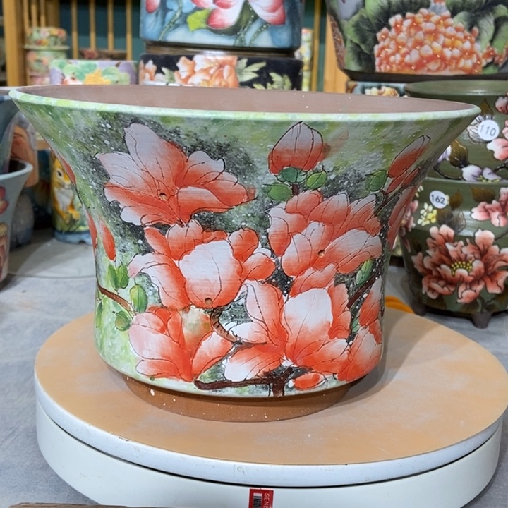 红陶景德镇艺术手绘作品