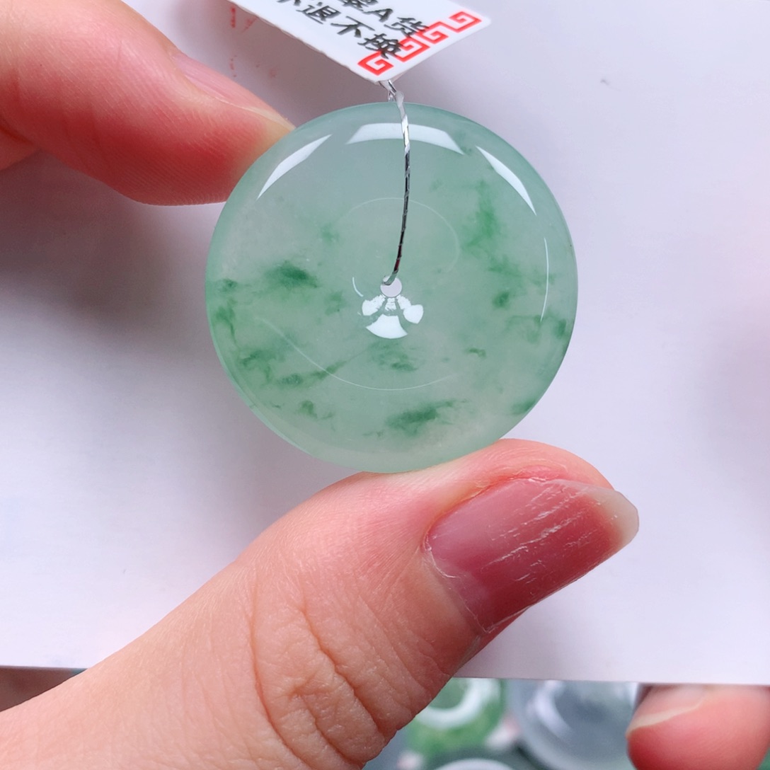 颈饰未镶嵌翡翠天然翡翠