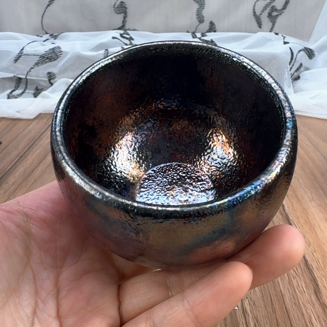 荥经黑砂炸福利窑彩禅定杯10