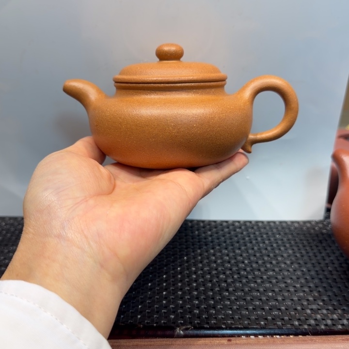 茶壶紫砂冷金黄仿古200cc