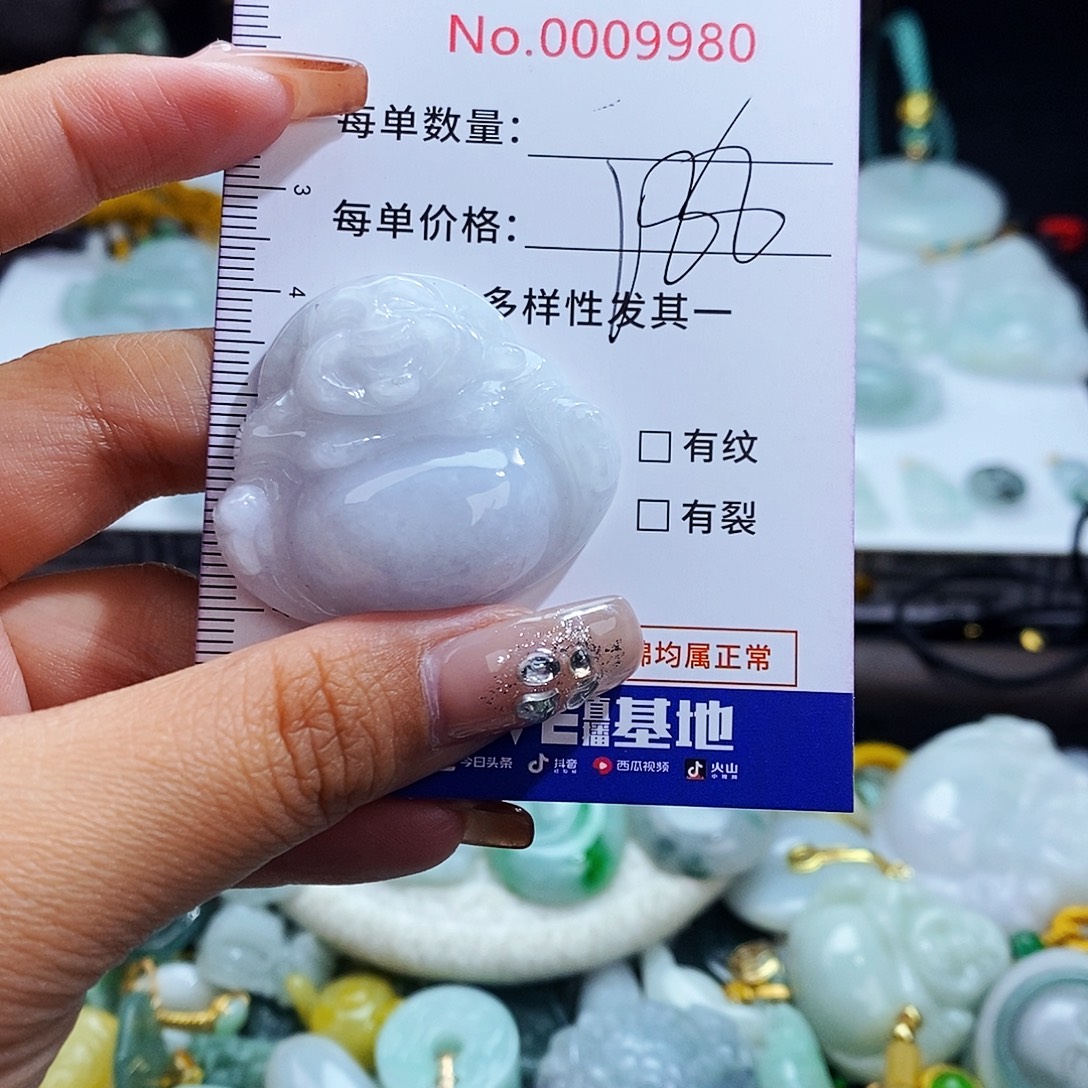 翡翠未镶嵌毛衣链9980