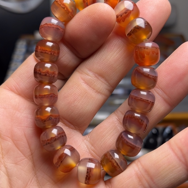 玛瑙/玉髓手串未镶嵌