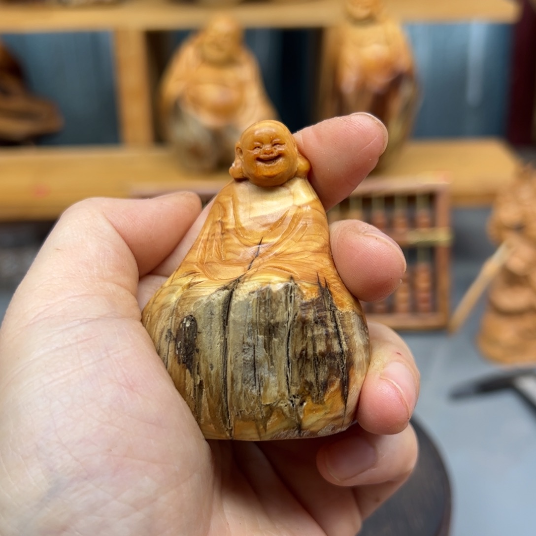 柏木崖柏木摆件手把件51