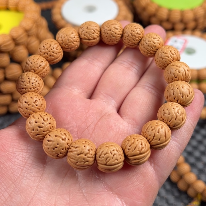 桃核手串14金丹桃核