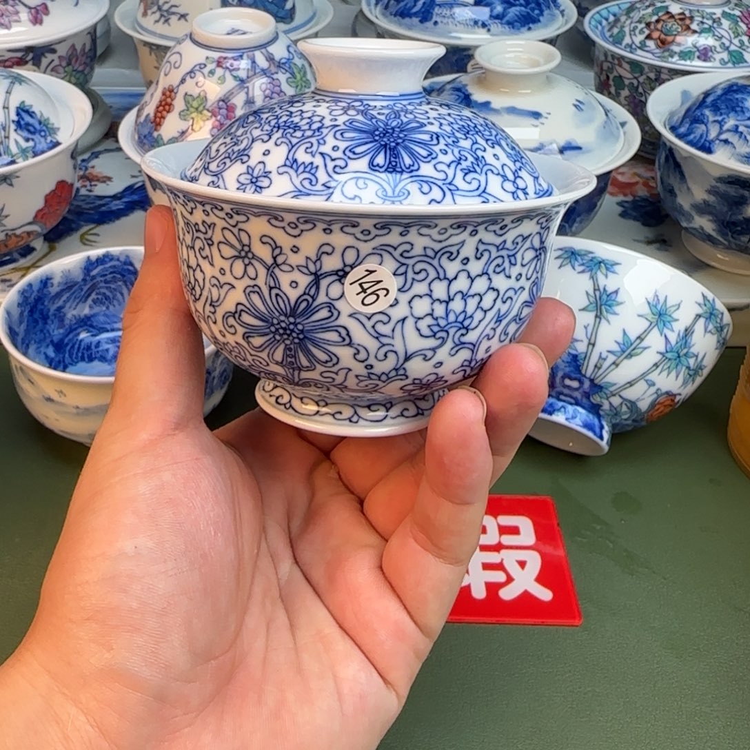 彦祖纯手工手绘茶具146