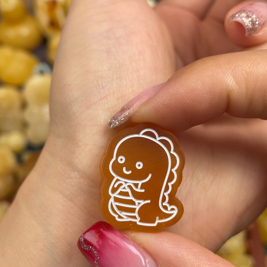 琥珀裸石未镶嵌蜜蜡