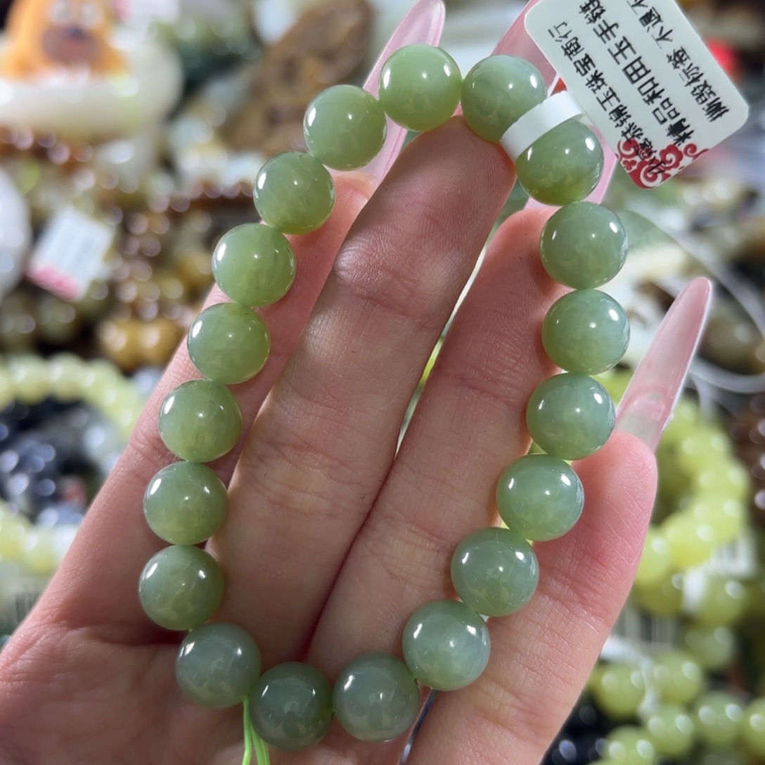 和田玉未镶嵌手链77