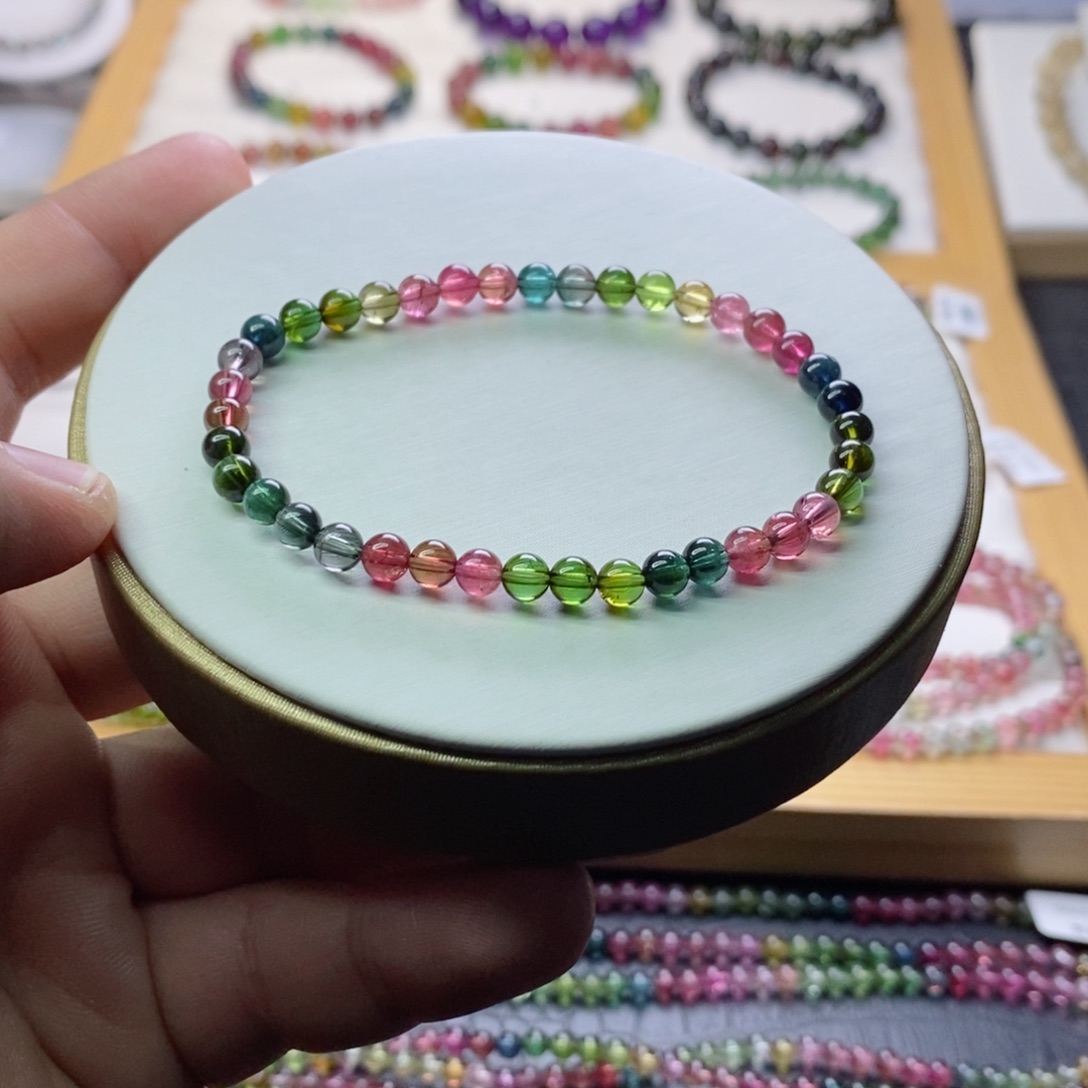 碧玺碧玺手链未镶嵌