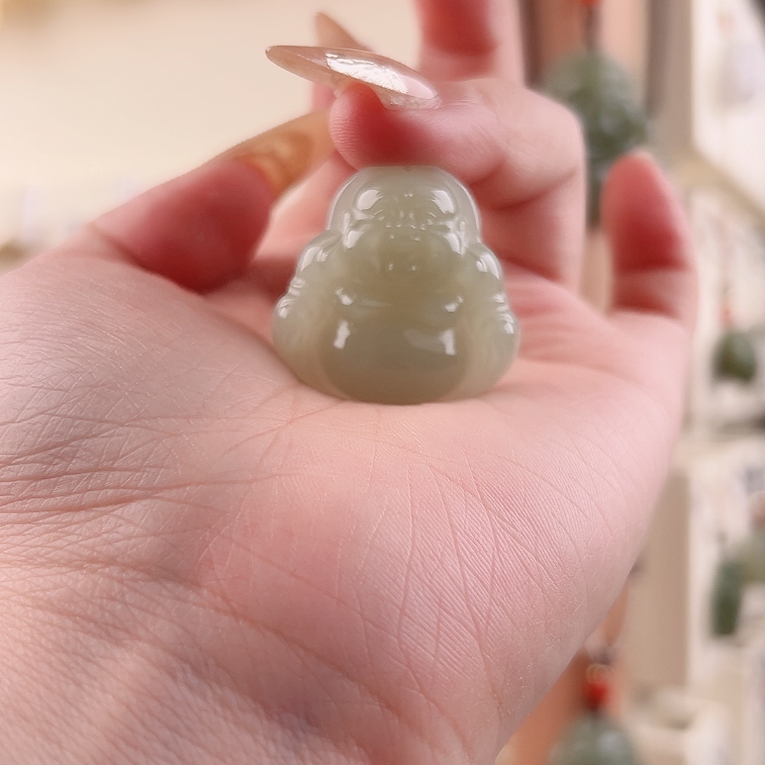 和田玉吊坠(不含链)未镶嵌藍