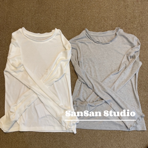 SanSan家  木耳边净版打底88672