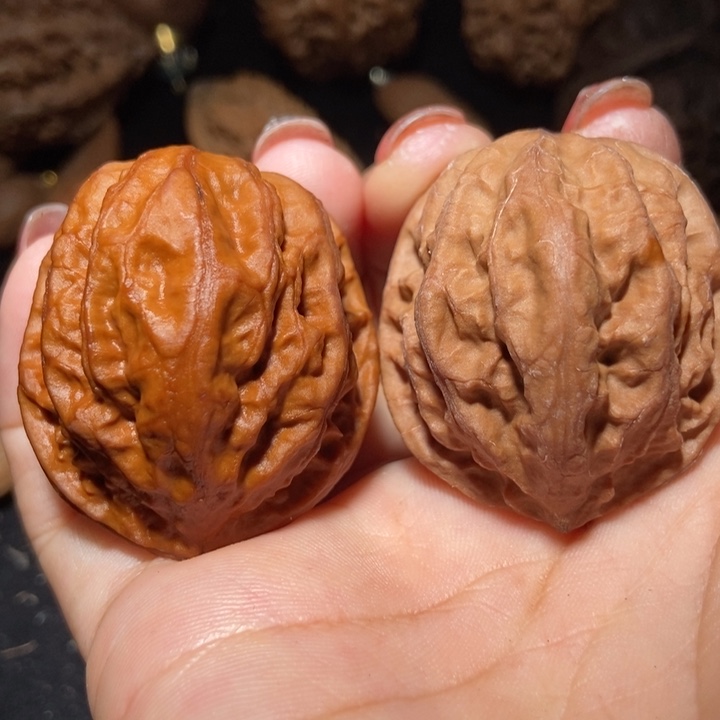 文玩核桃把件东北楸子小雪100