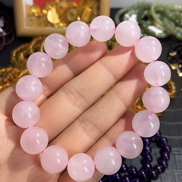 水晶手链未镶嵌粉晶14