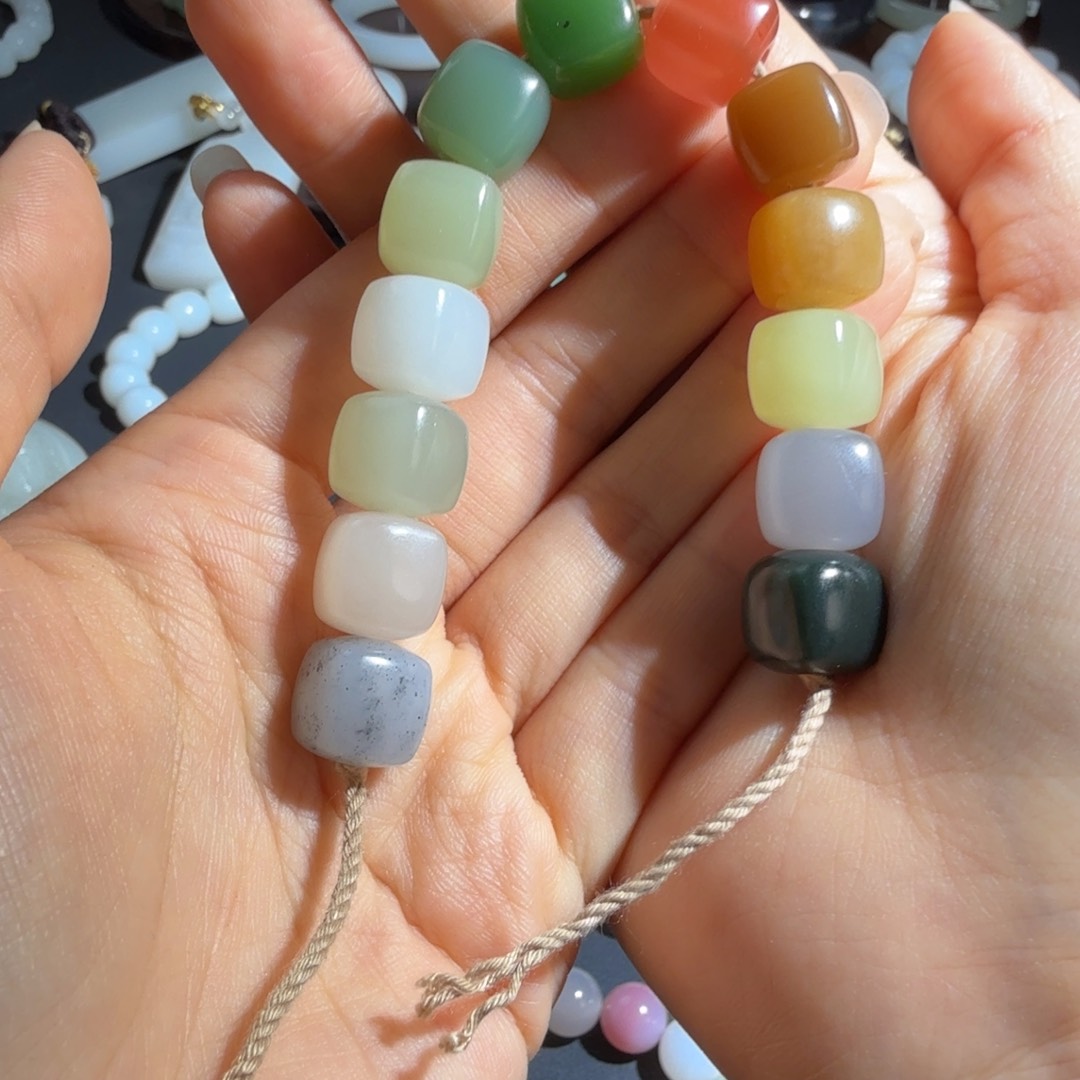 和田玉未镶嵌吊坠(不含链)桃***?