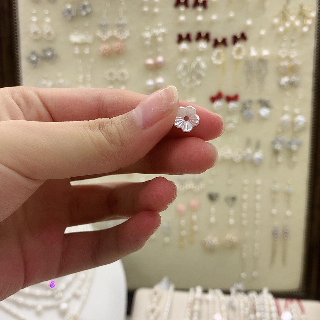 耳饰淡水珍珠银S925镶嵌