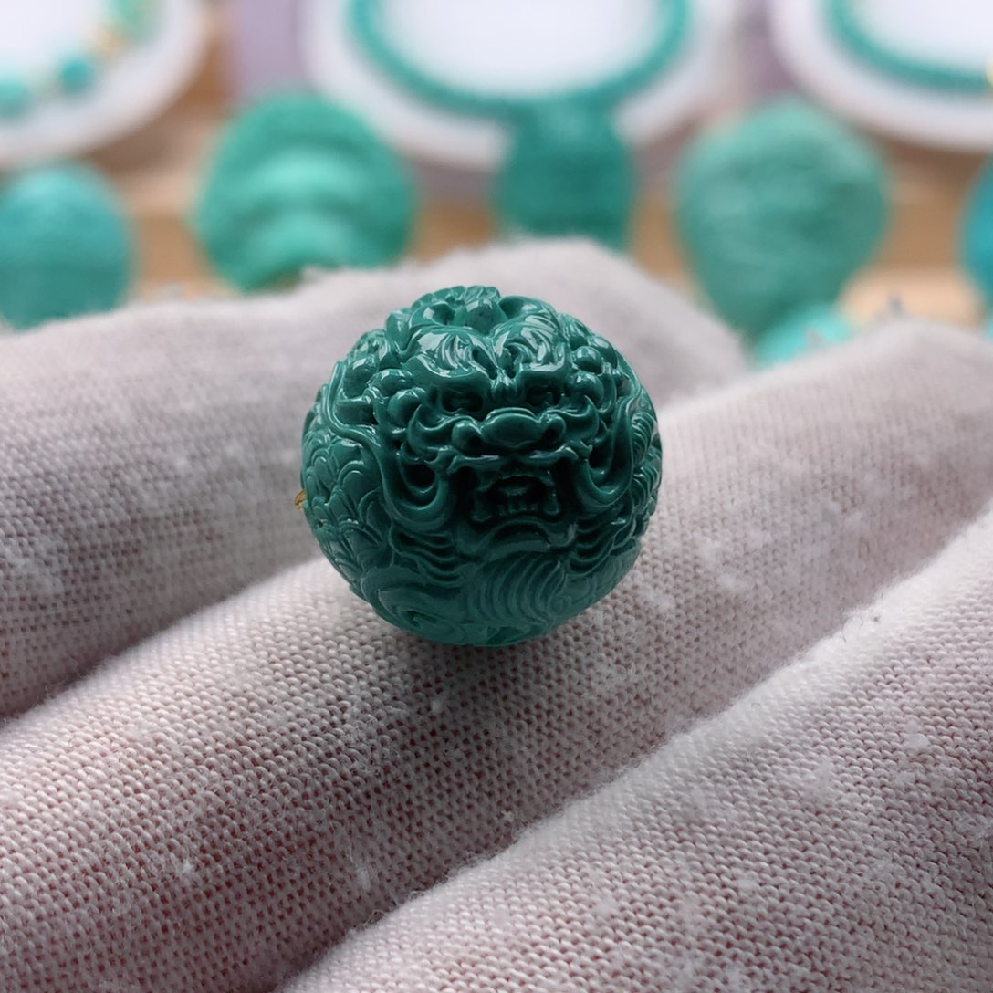 绿松石龙珠未镶嵌