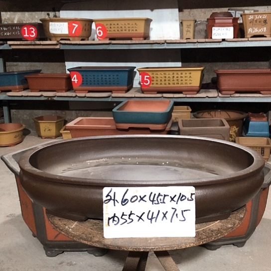 紫砂紫砂花盆包邮