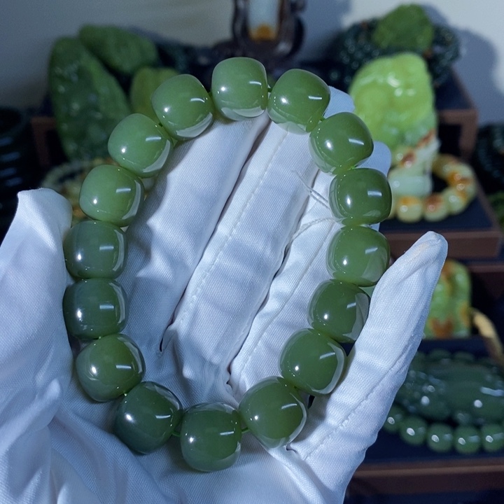 套链未镶嵌和田玉天***毛