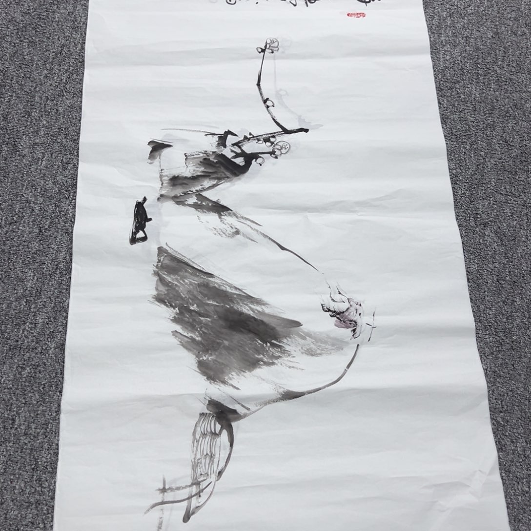 国画纯手绘字画宣纸