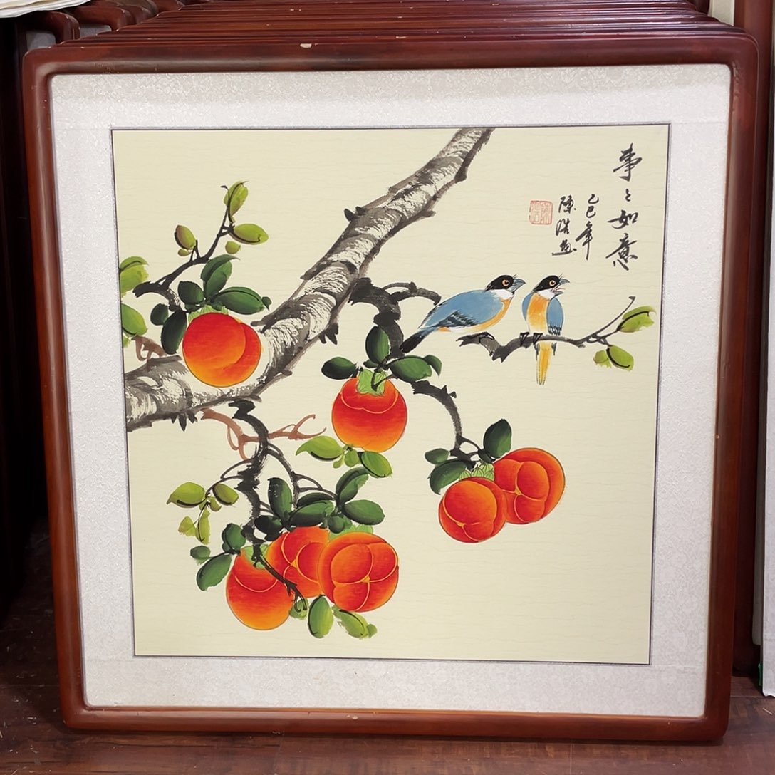 国画带框尺寸63*63厘米