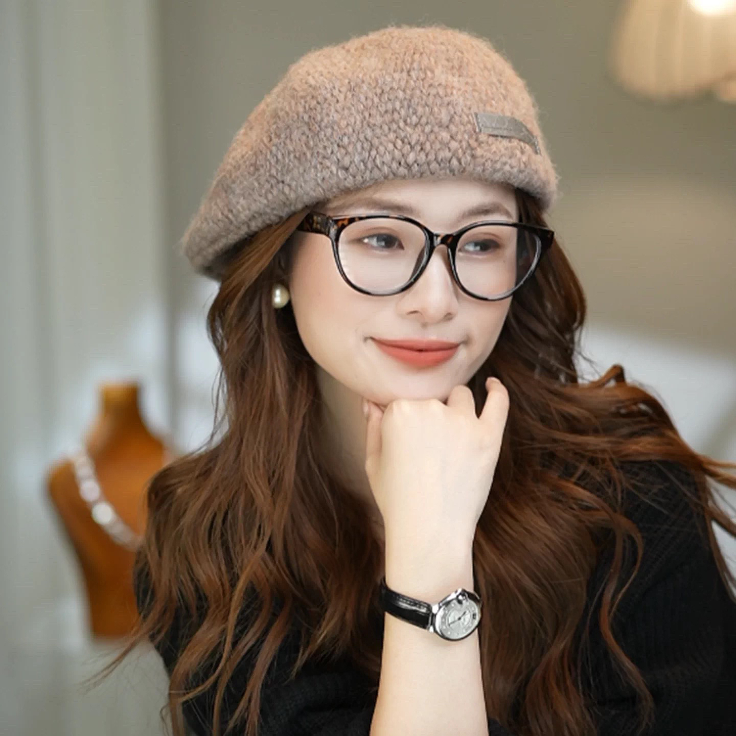 韩版ins复古正反两戴前进帽子女2025秋冬季新款显脸小文艺贝雷帽