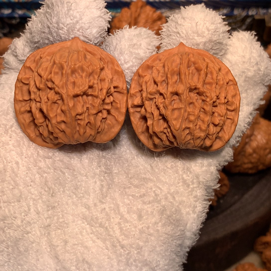 文玩核桃把件36全品 太行山野生