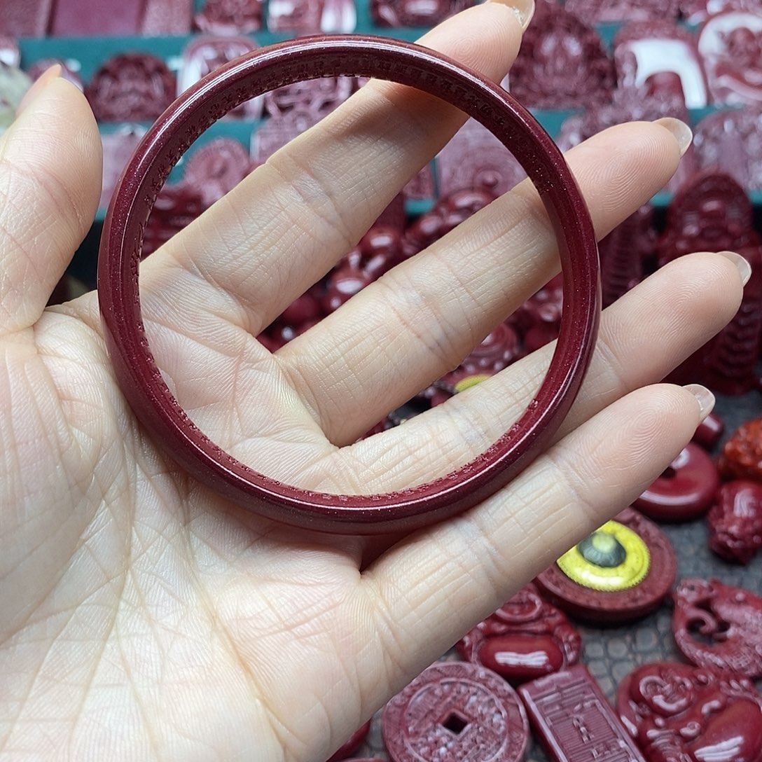 天然辰砂朱砂手镯