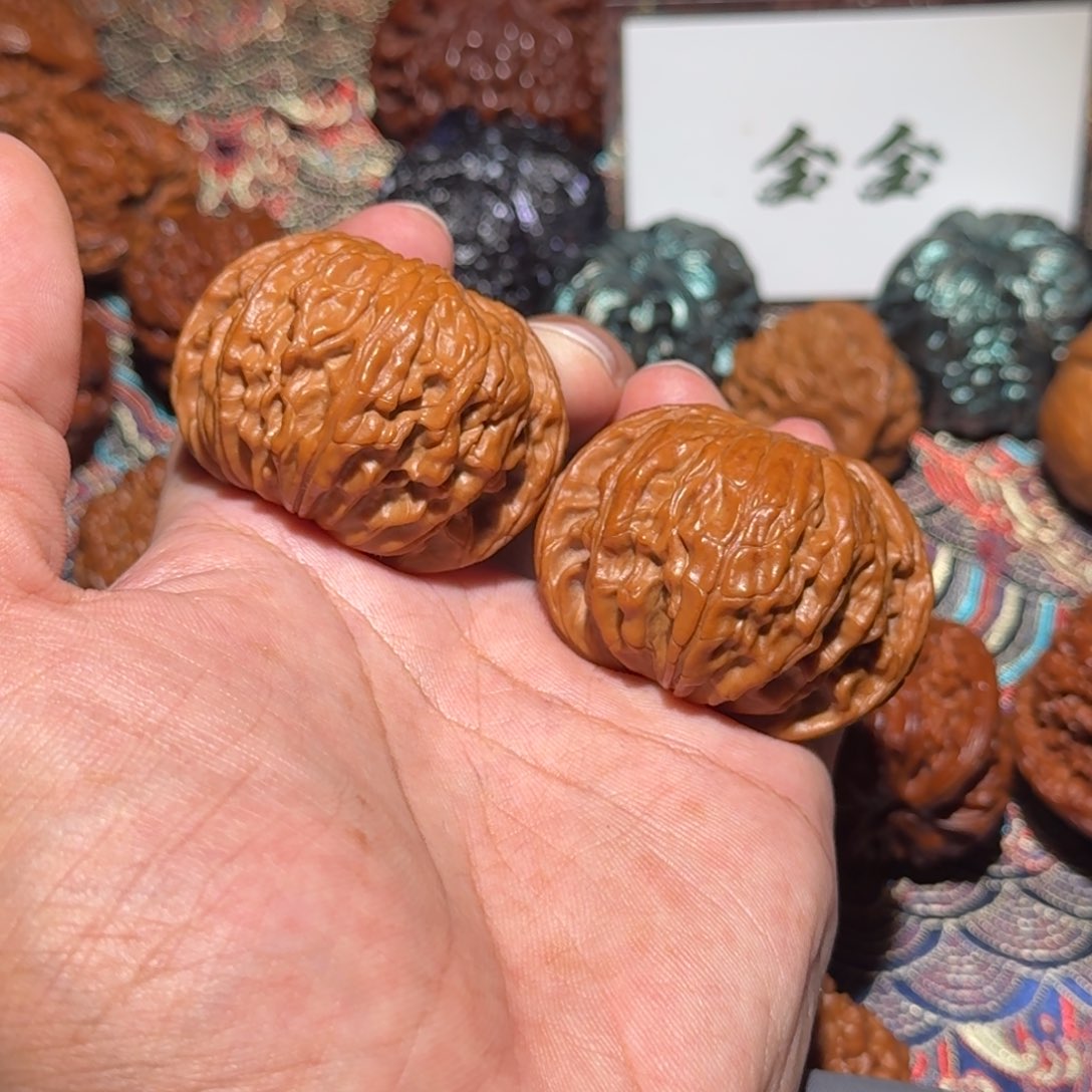 核桃把件01SSR典藏磨盘，尺寸46