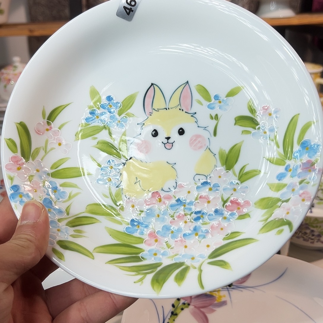 陶瓷景德镇高温釉下陶瓷8寸盘