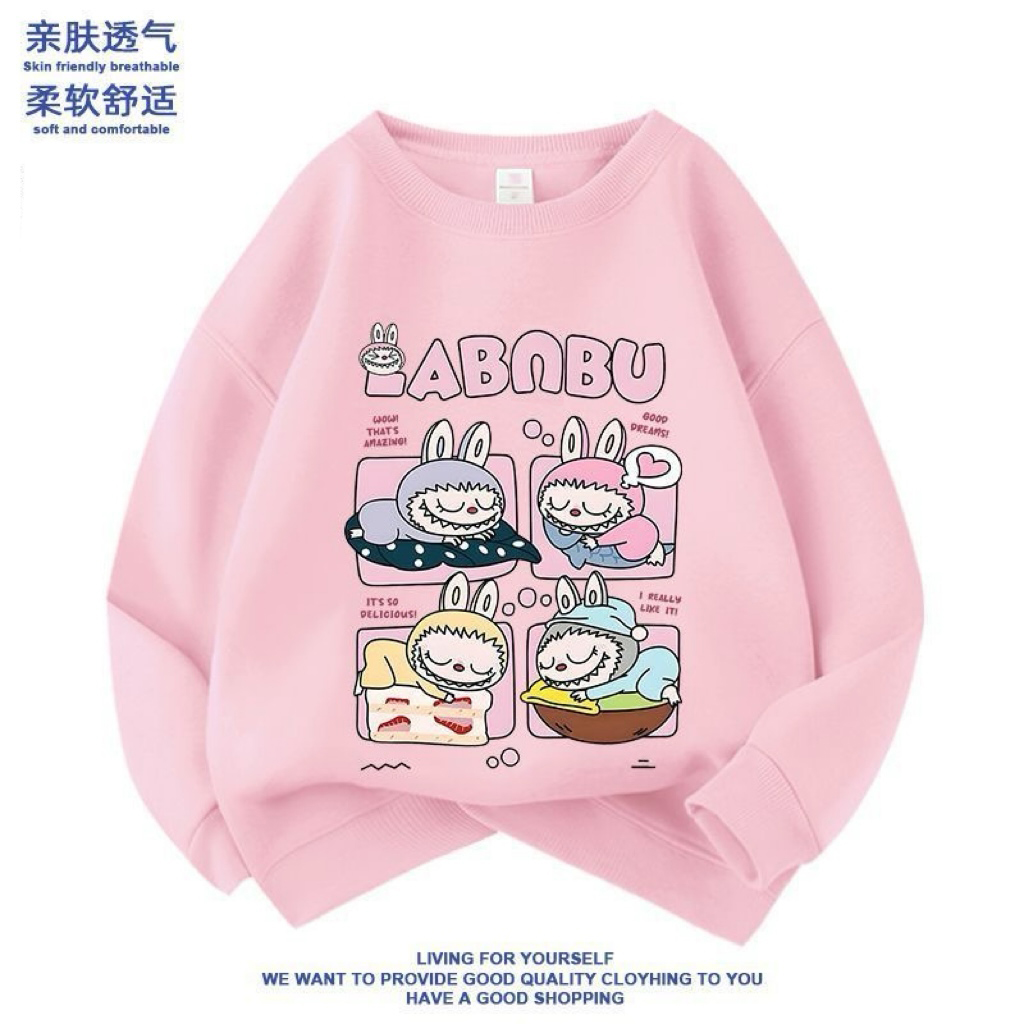 【专属定制】2025韩版~女童早秋新款宽松百搭可爱韩版上衣卫衣0003