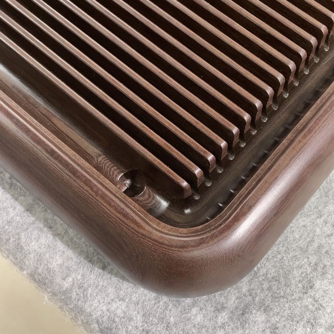 【闪购商品】用****4电木茶盘紫檀色80/50/6