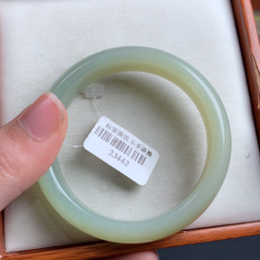 【闪购商品】和田玉手镯未镶嵌50.7