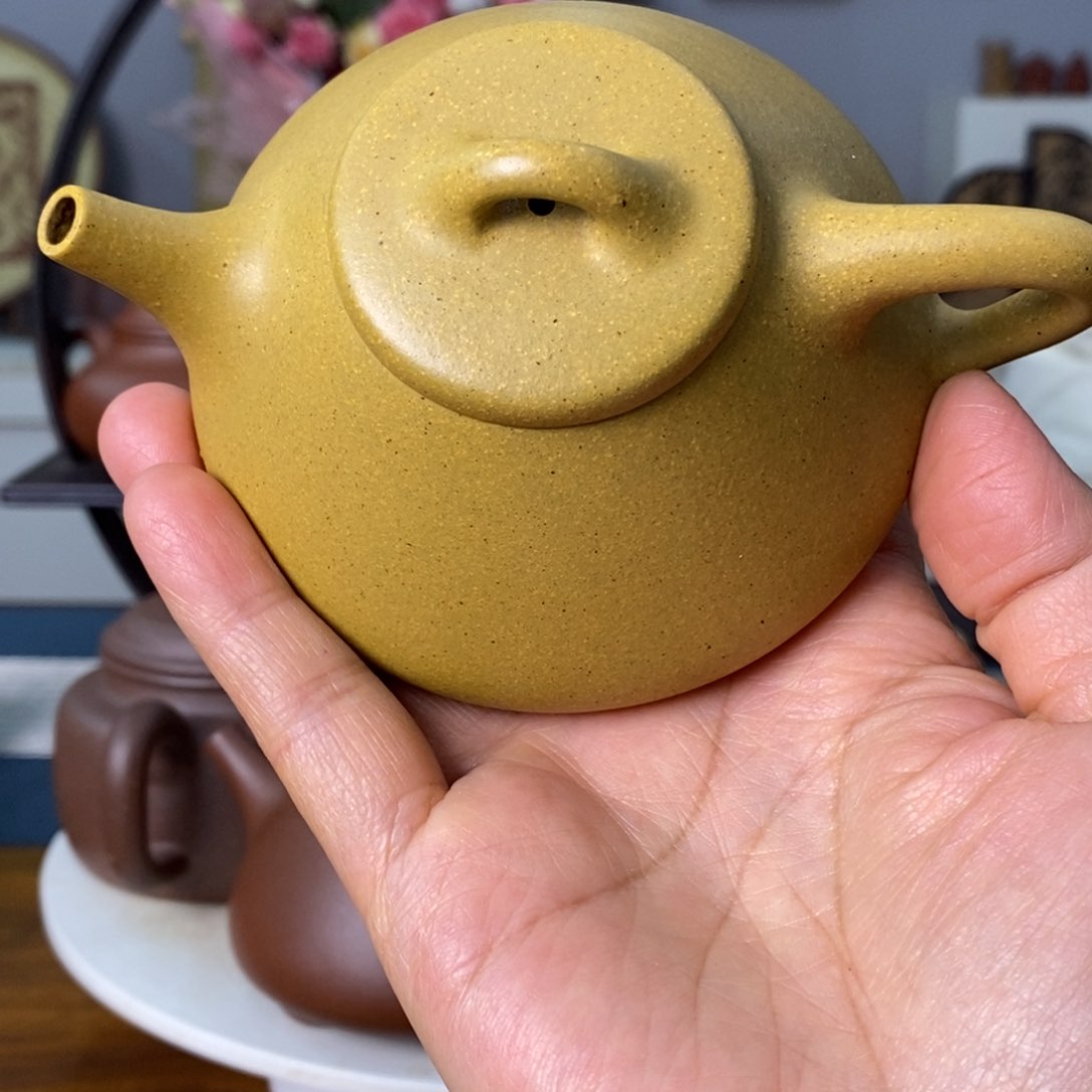 紫砂茶壶老*～宜兴紫砂拍价子冶石瓢