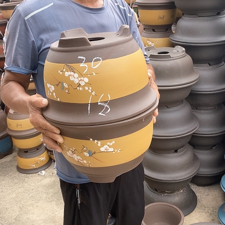 紫砂花盆紫砂花盆