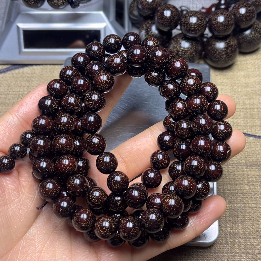 檀香紫檀（小叶紫檀）1.0 108 爆星