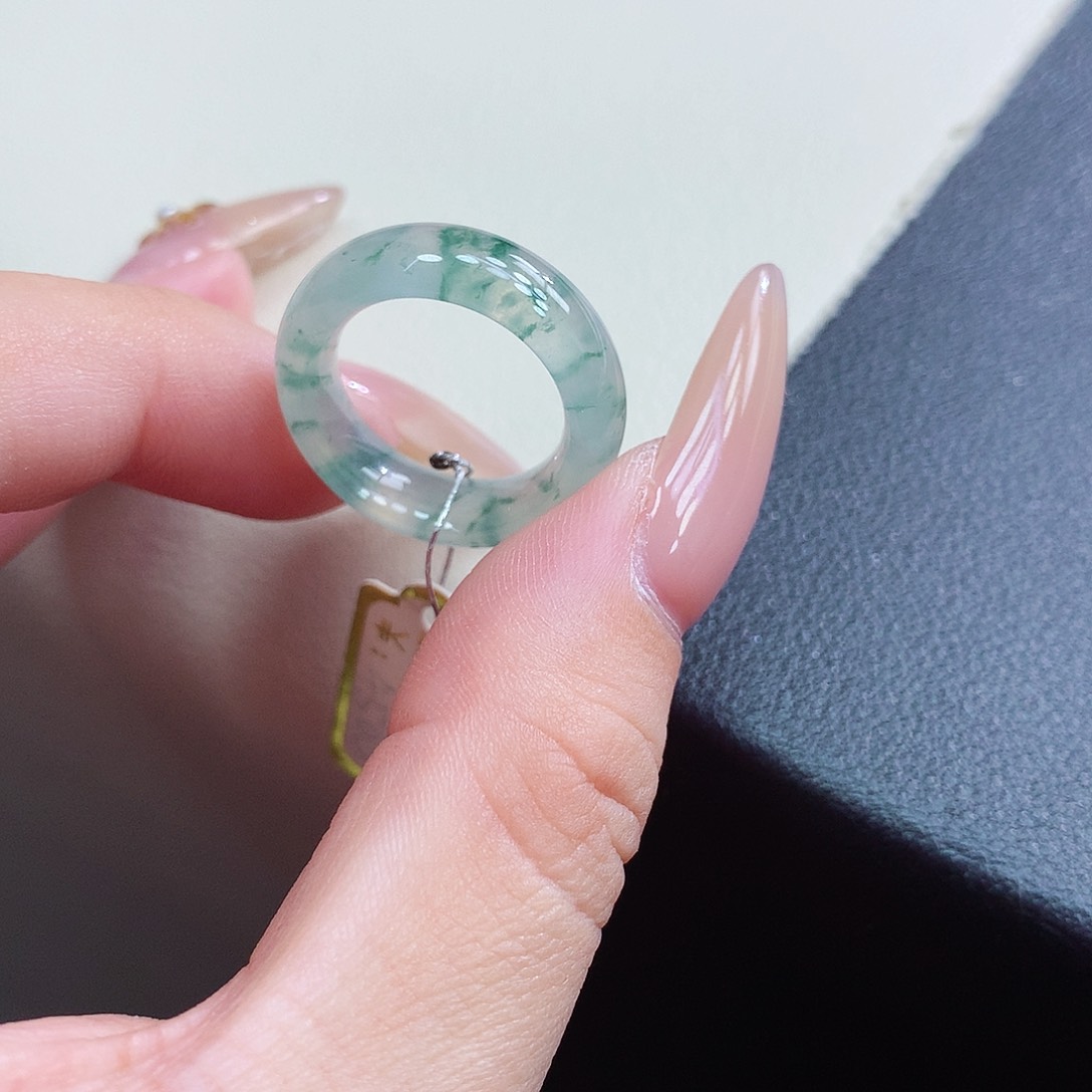 未镶嵌戒指翡翠9-10号