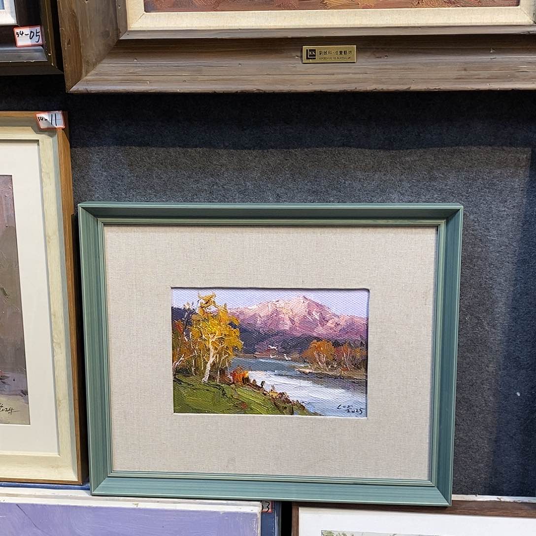 油画带外框外径尺寸55x 45 c m