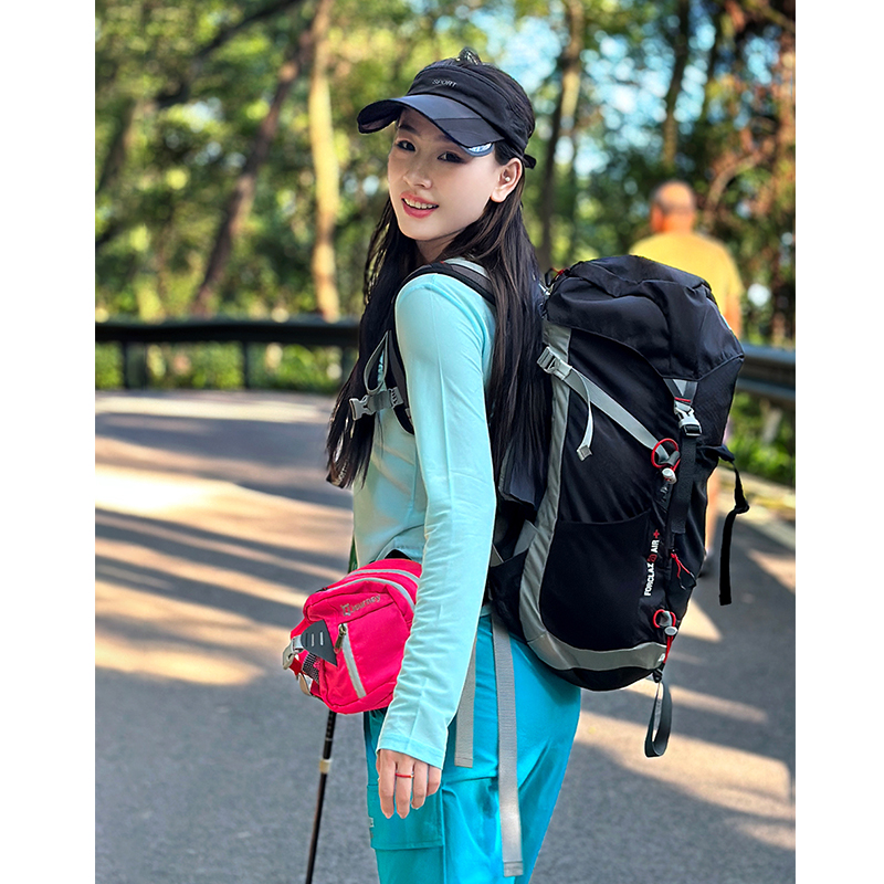 北京森林户外自制专业徒步登山防泼水背负系统可拆卸双肩包男女式
