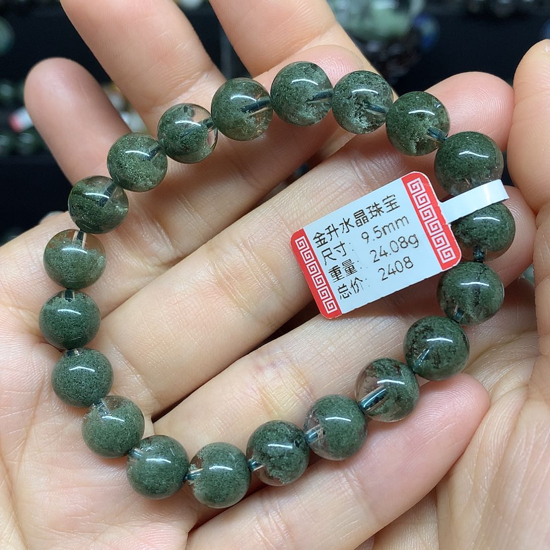 水晶手串未镶嵌天然水晶