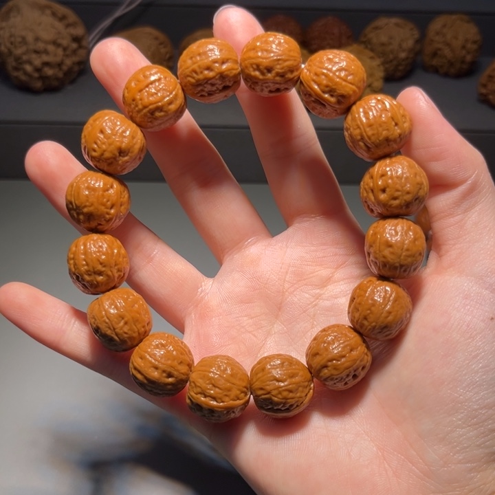 文玩核桃把件丸子手串694