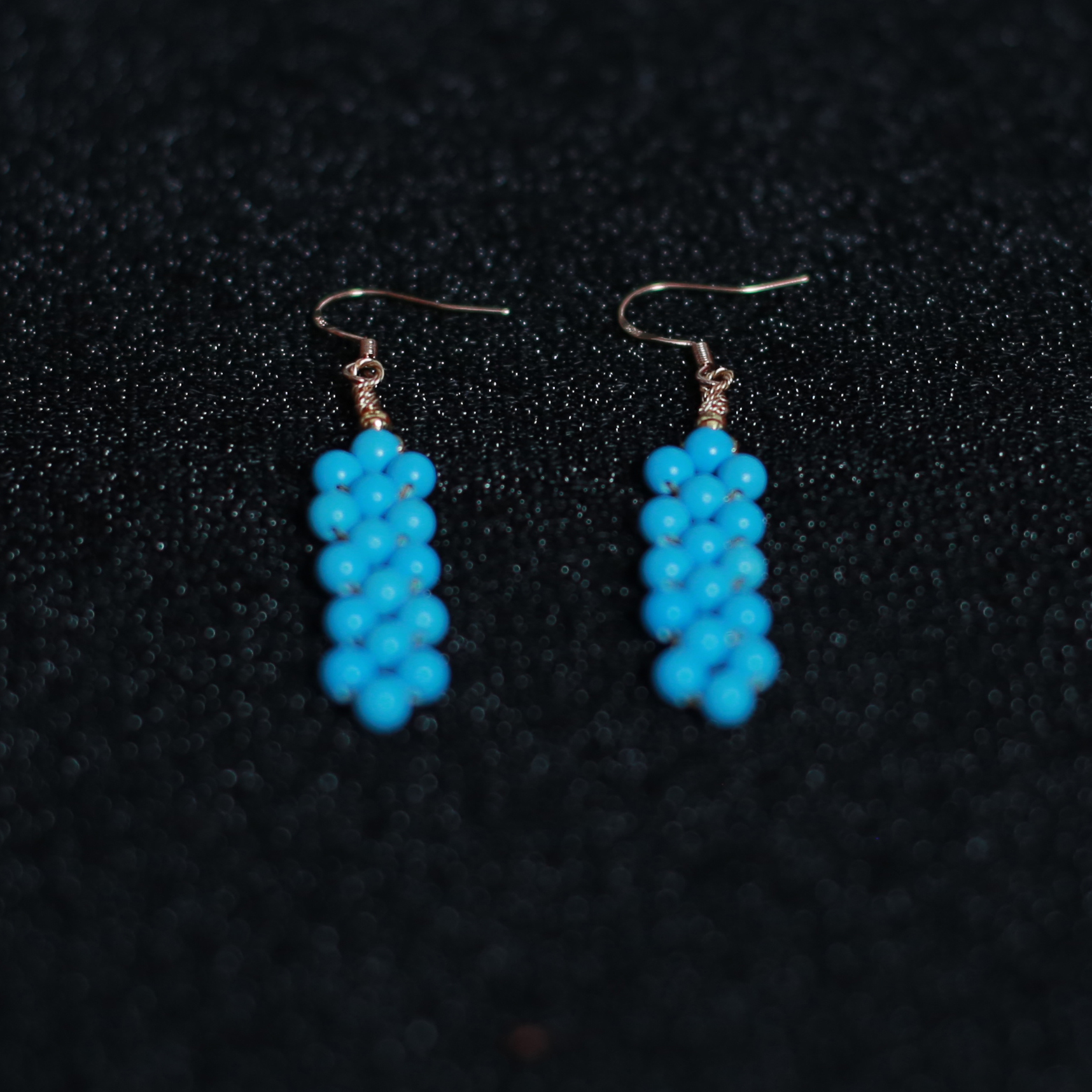 蓝色原创百搭耳排